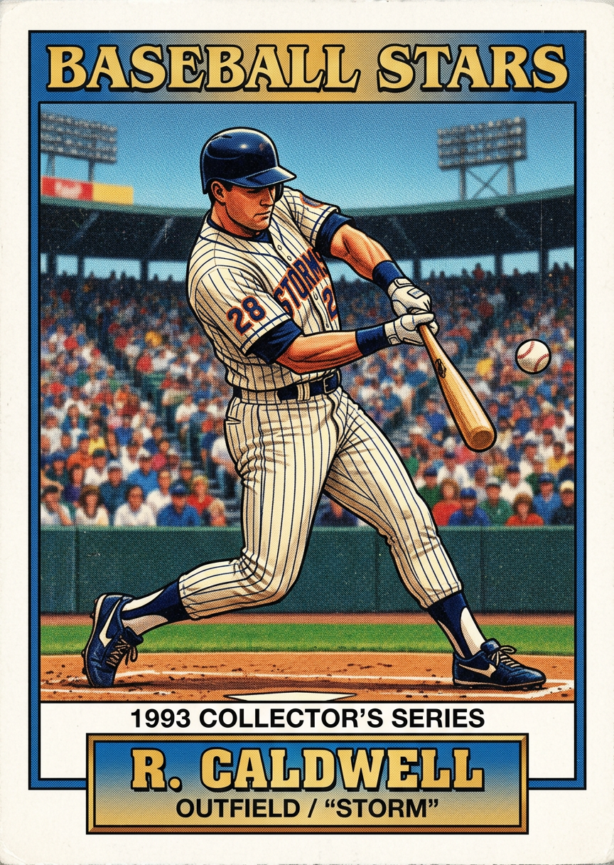 R. Caldwell sample card